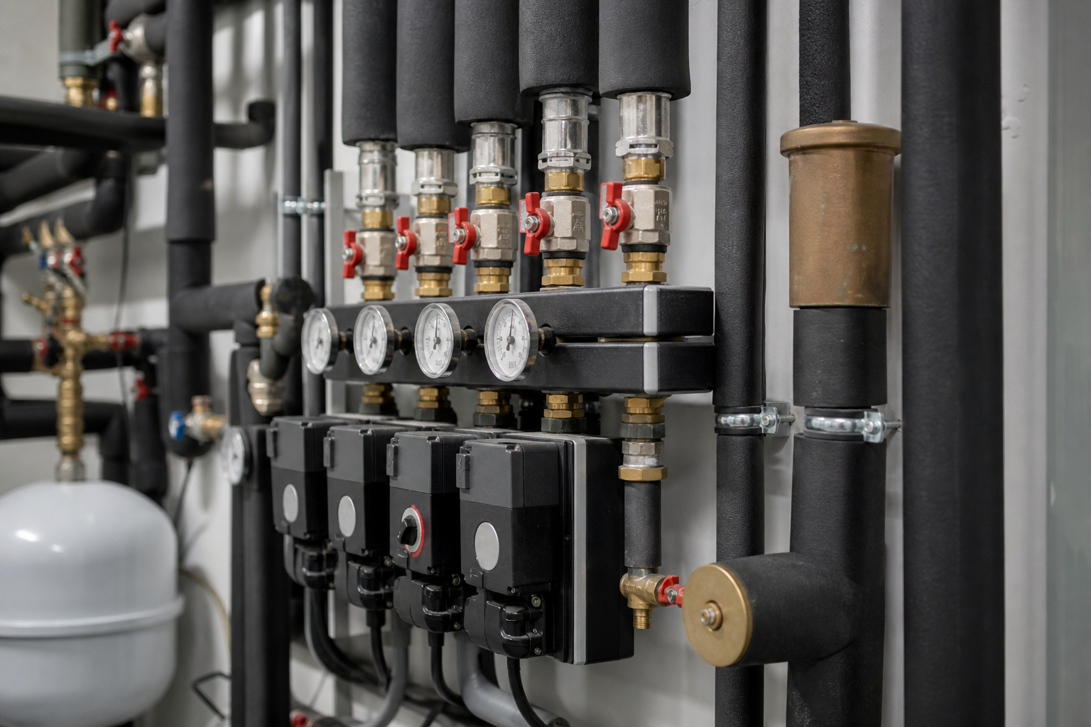 Hydraulische Komponenten einer fachgerecht geplanten Wärmepumpenanlage